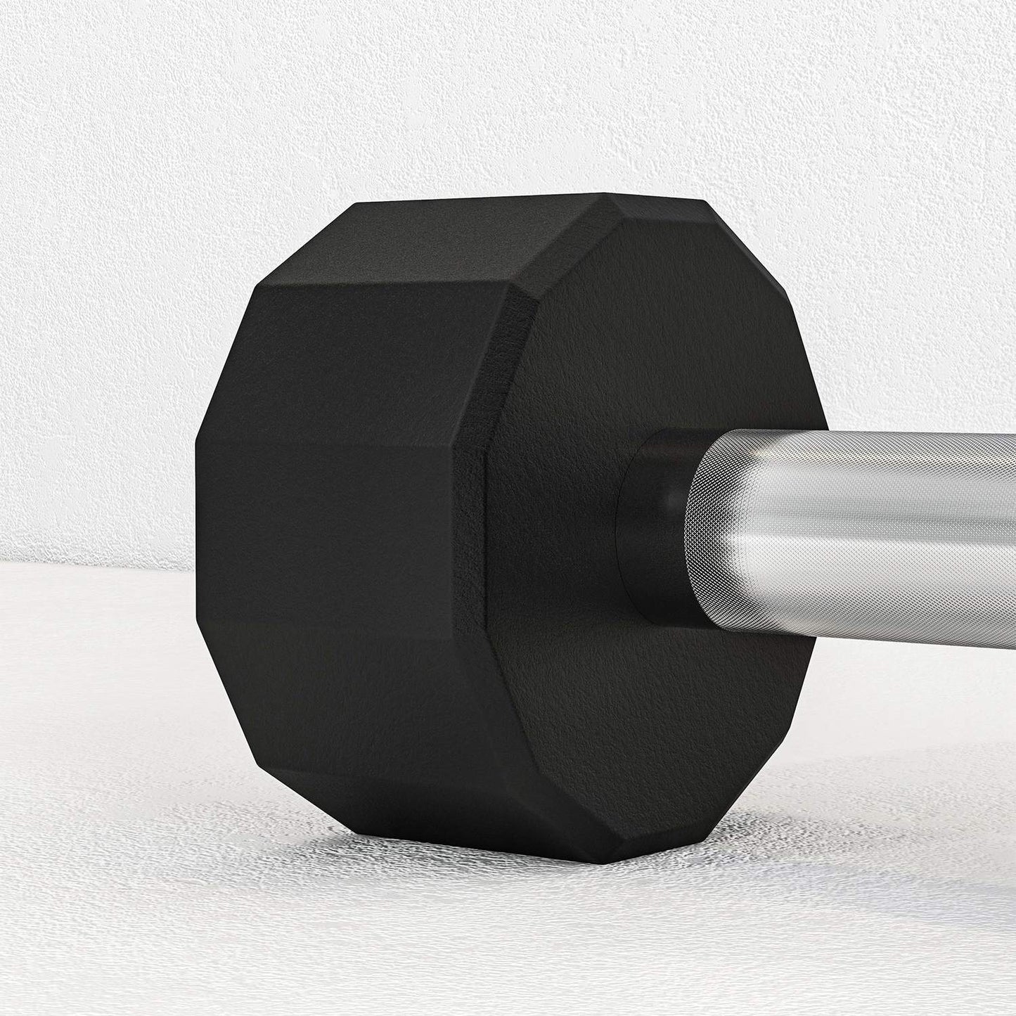 10 kg metal dumbbell set, non-slip, set of 2, black