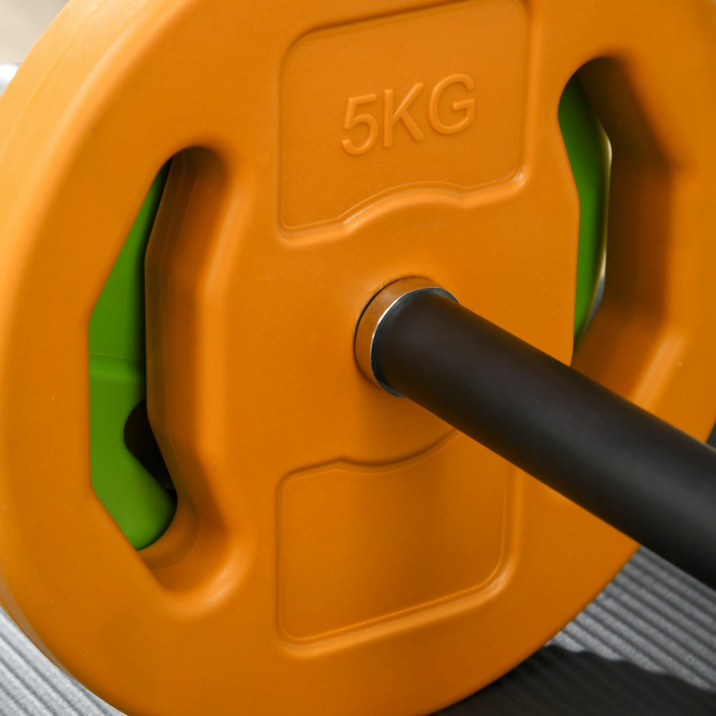 20kg Cast Iron Dumbbell Set, Non-Slip Handle