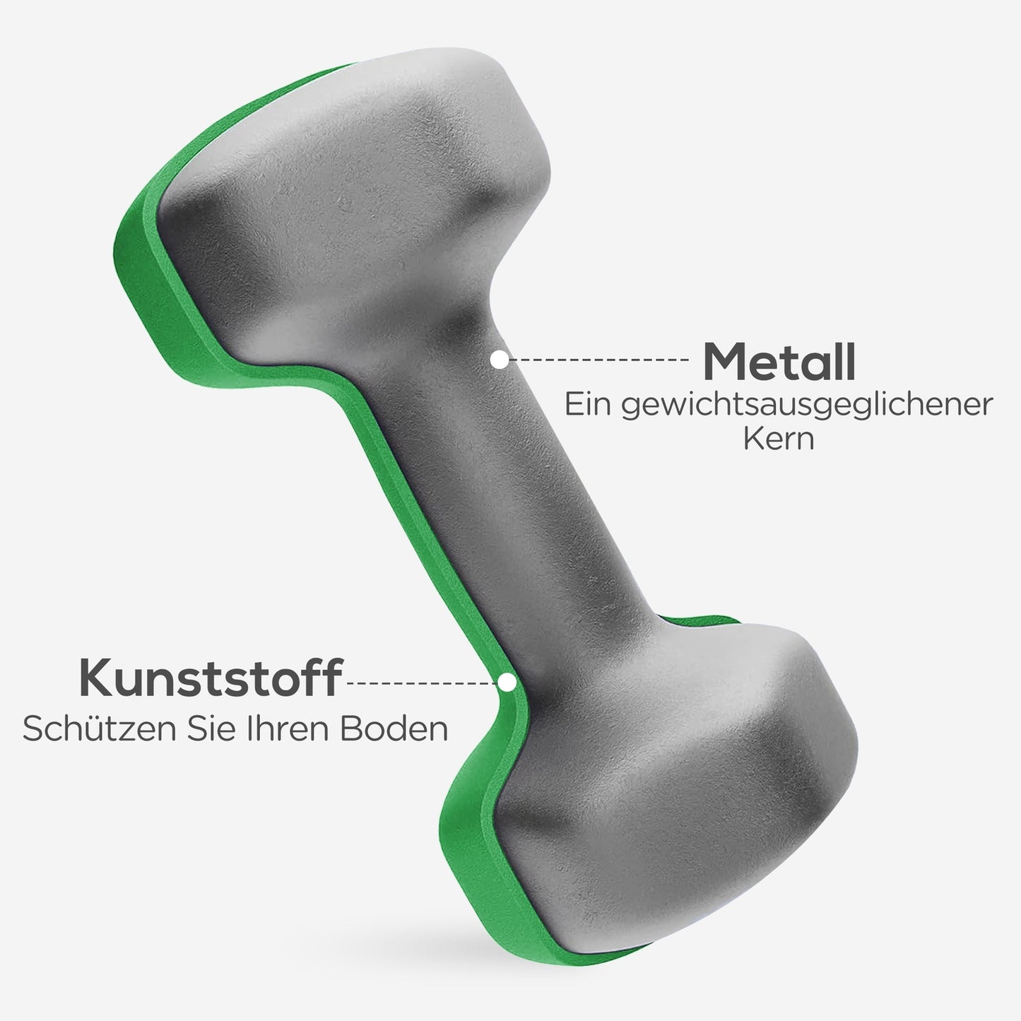 Dumbbell set with stand - 6 pairs: 1 kg, 3 kg, 5 kg