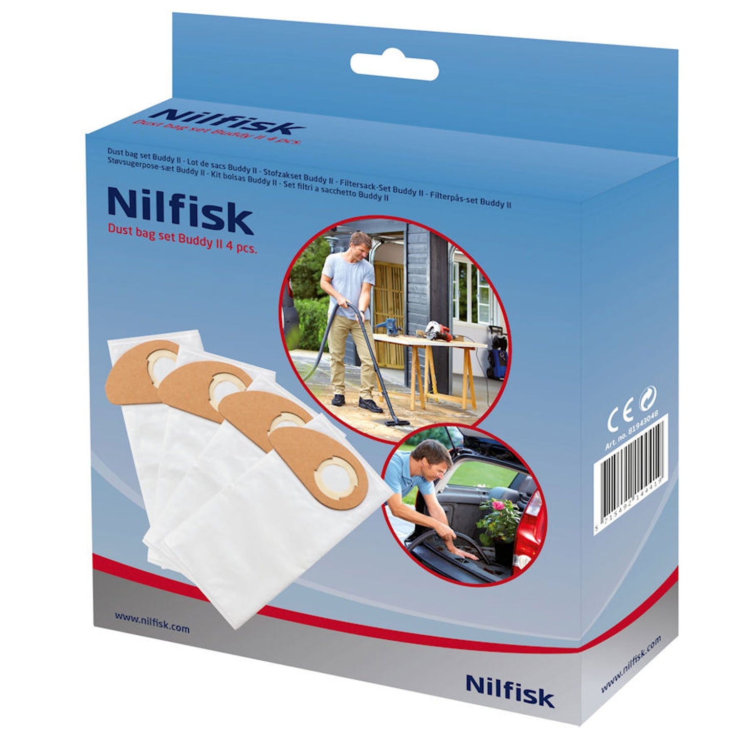 Dust bags 4 pcs for BuddyII