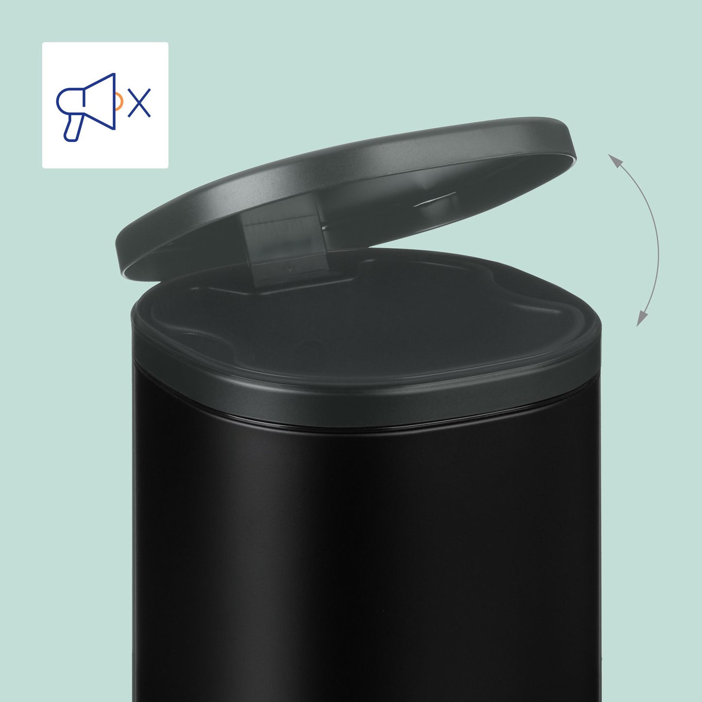 Dustbin 5 liters for bathrooms