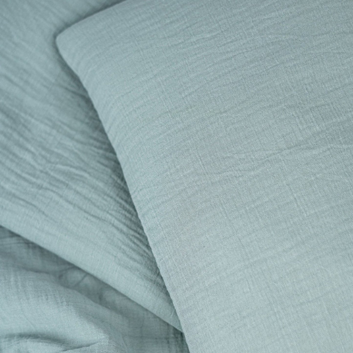 Duvet cover Crib Muslin Frosty Green