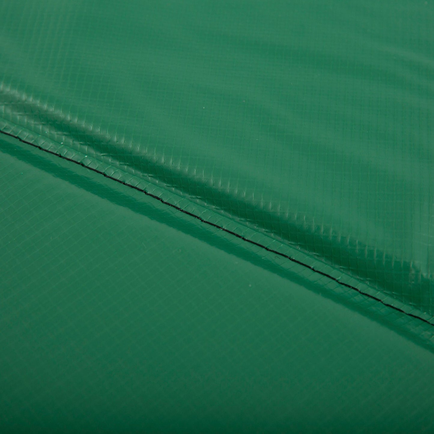 Trampoline edge protection, 244 Cm, weatherproof green PVC