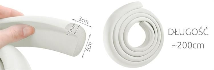 Edge protection tape - white
