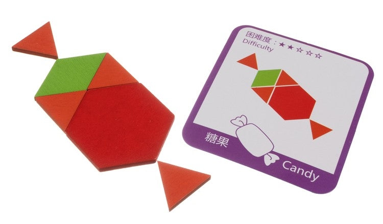 Educational puzzle - geometric figures