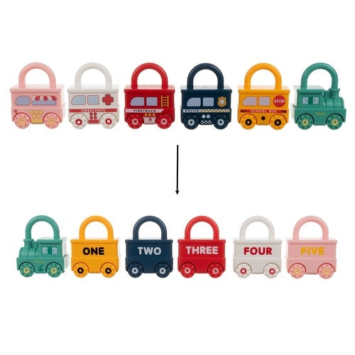 Educational puzzle - toy car 24712