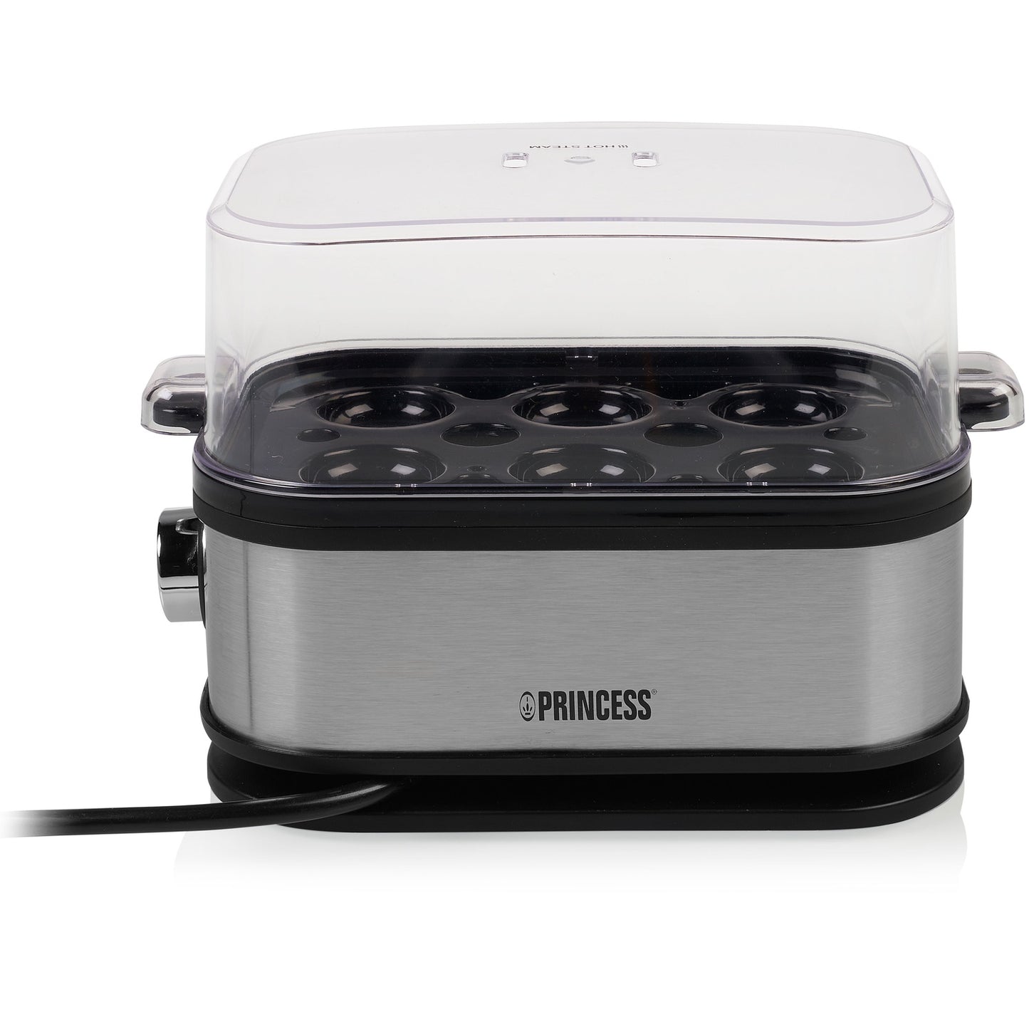 Egg cooker 6 eggs 400 Watt Stainless steel