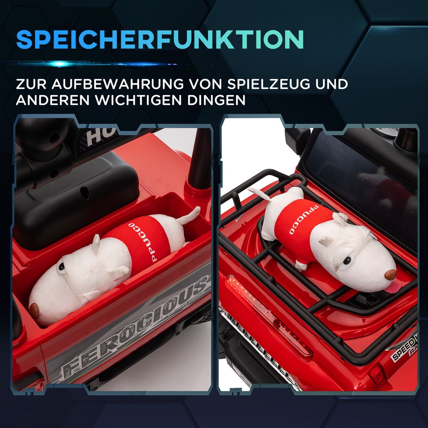 Electric children's car - off-road, music, lights, 3-5 years