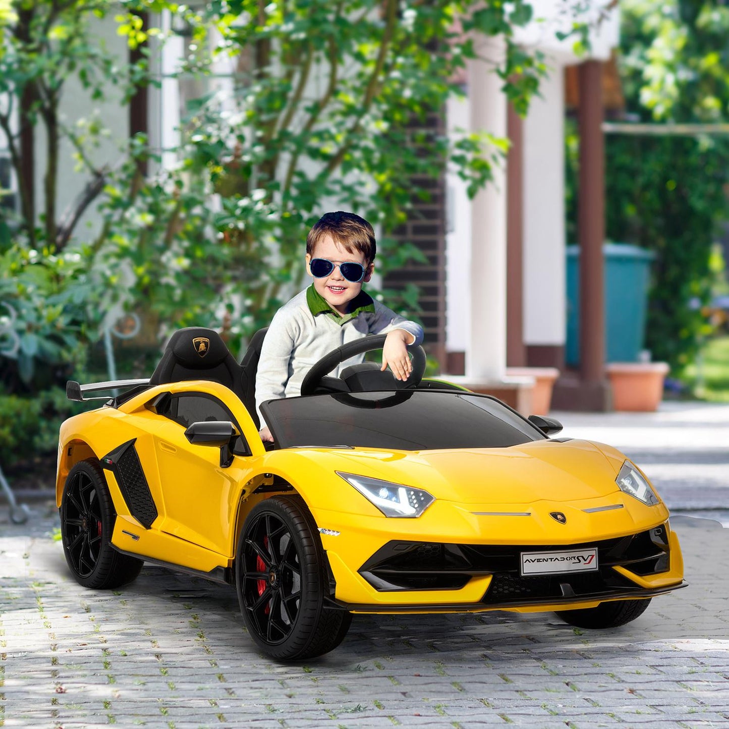 Electric Lamborghini passenger car with remote control, MP3 and lights