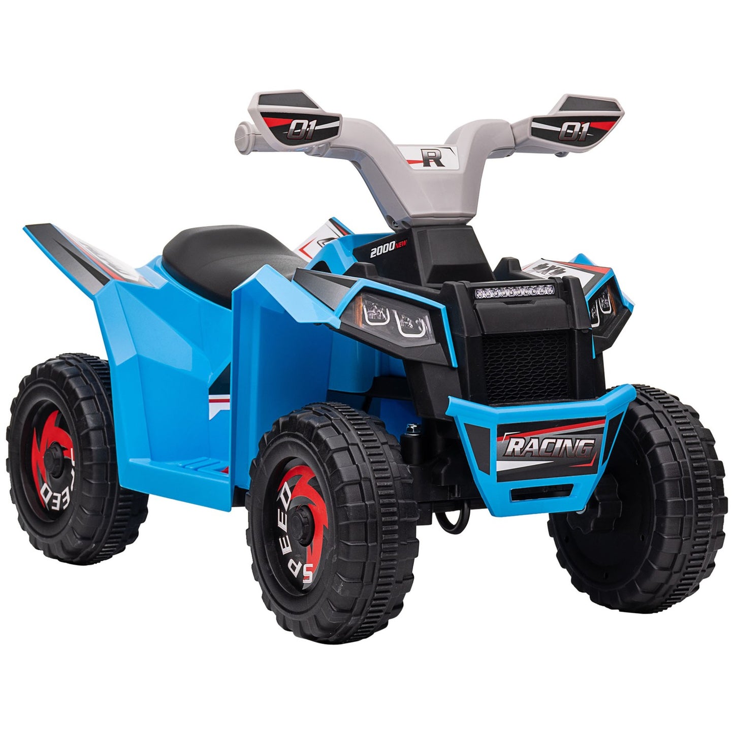 Children's electric quad bike with forward and reverse, 6V, 2.5 km/h, 1.5-3 years