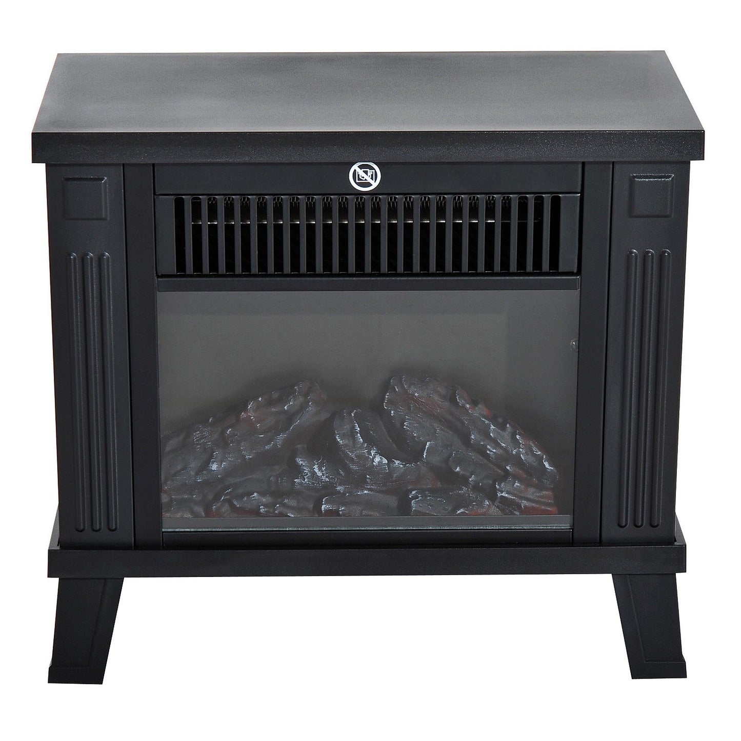 Electric stove - 600/1200W, black, 34x17x31 cm