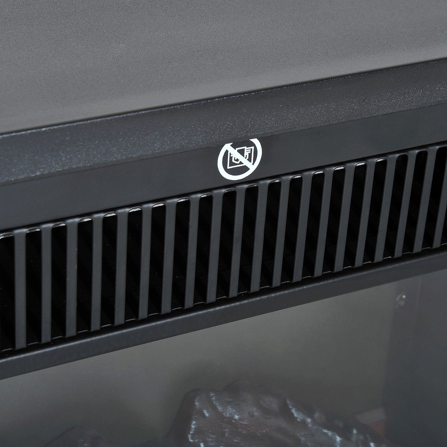 Electric stove - 600/1200W, black, 34x17x31 cm