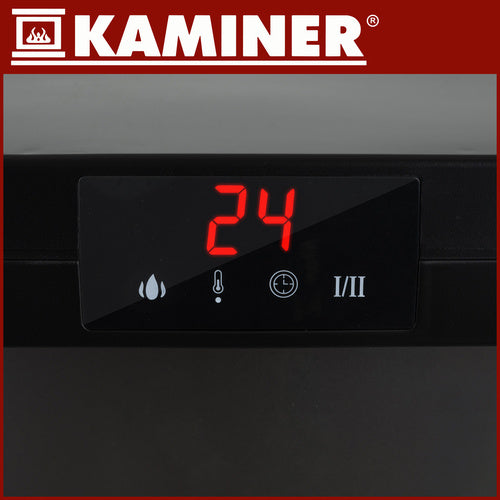 Electric Fireplace Heater, 2000W, Flame Effect, Remote Control