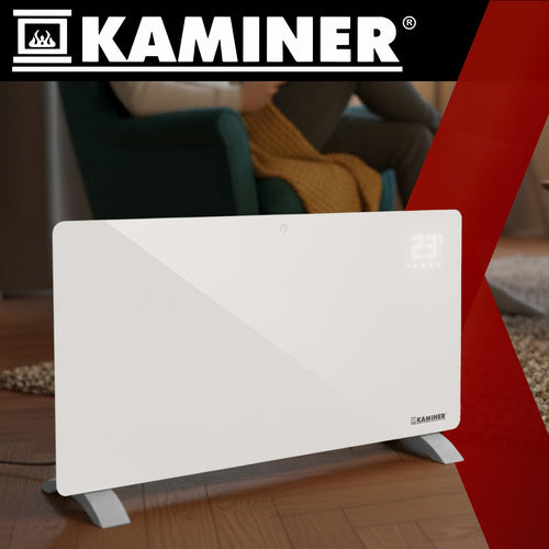 Electric Glass Heater, 2500W, WiFi & Remote Control