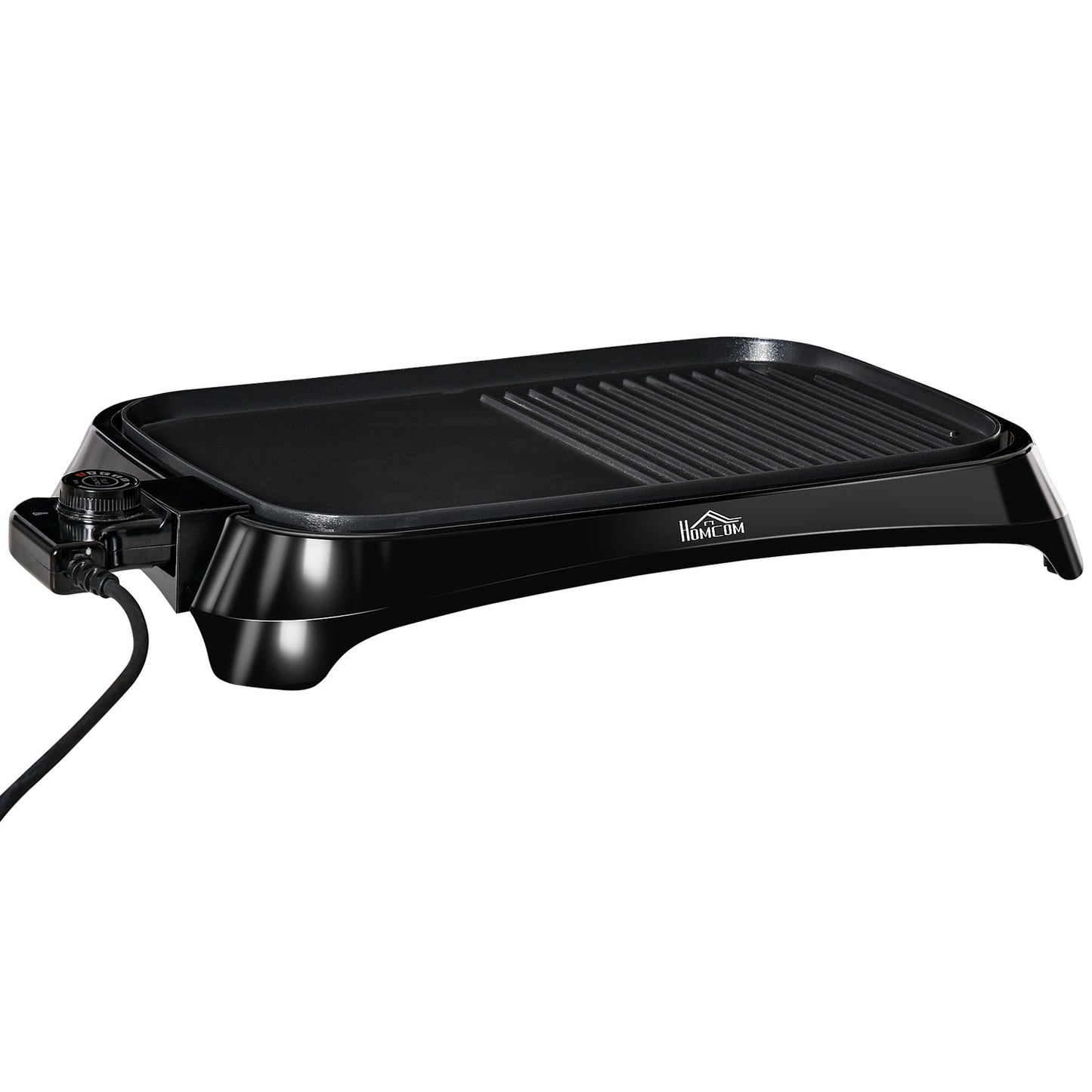 Electric grill, non-stick plate, adjustable thermostat, 1600W