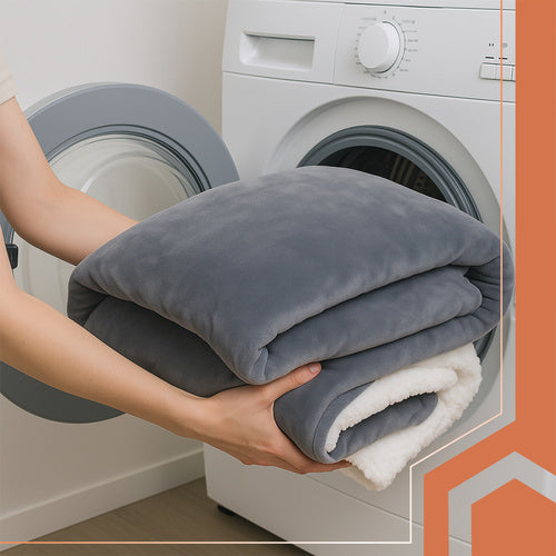 Electric Heated Blanket, 180x130cm, 10 Modes, Gray