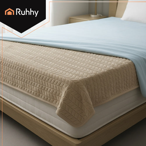 Electric Heated Blanket, 180x130cm, 10 Modes, Remote Control