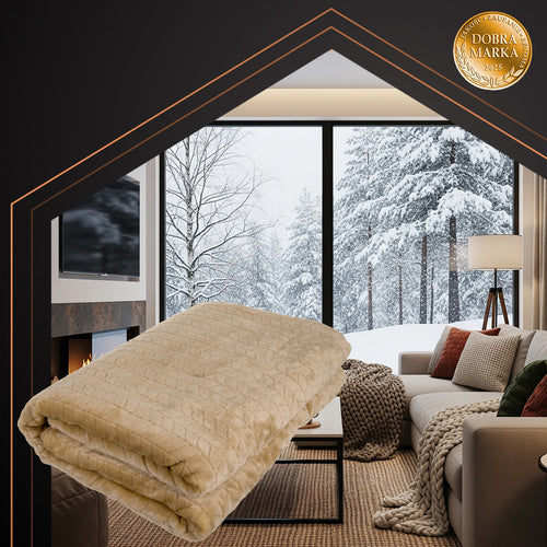 Electric Heated Blanket, 180x130cm, 10 Modes, Remote Control