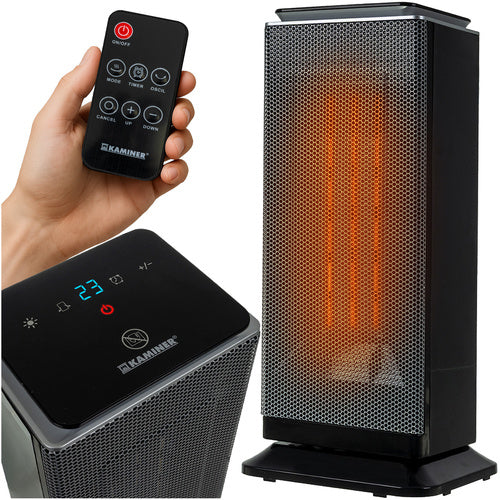 Electric Heater, 2000W PTC Ceramic, Remote Control