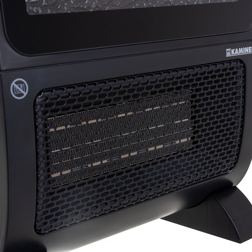 Electric Heater with 3D Flame Effect, 2000W, Remote Control