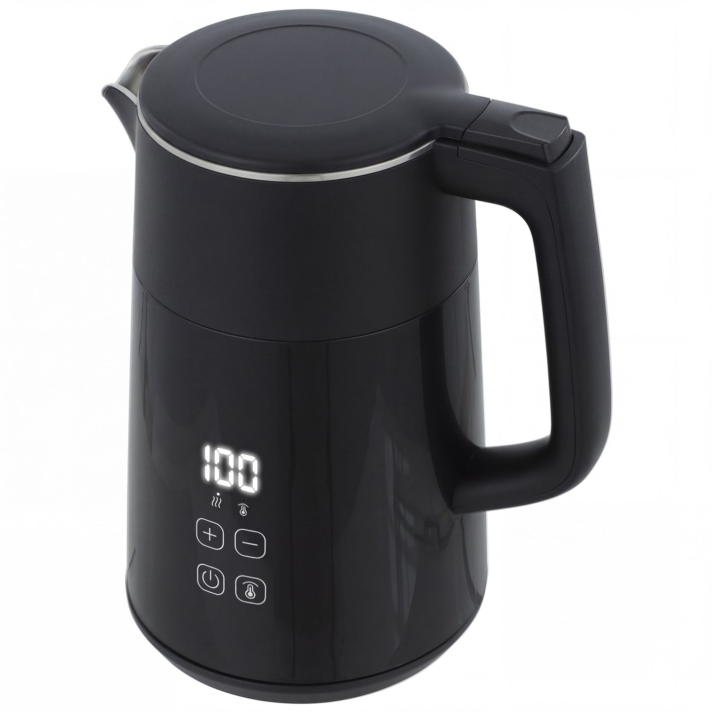 Electric Kettle 1.7L, 2200W, LED Display, Keep Warm, Auto Shut-Off
