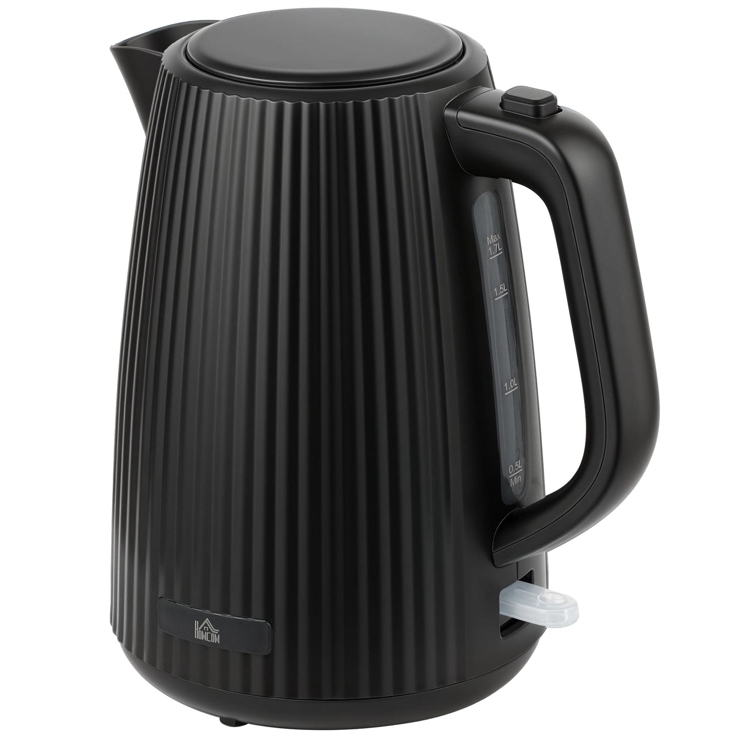 Electric Kettle, 1.7L Capacity, Auto Shut-Off, Black