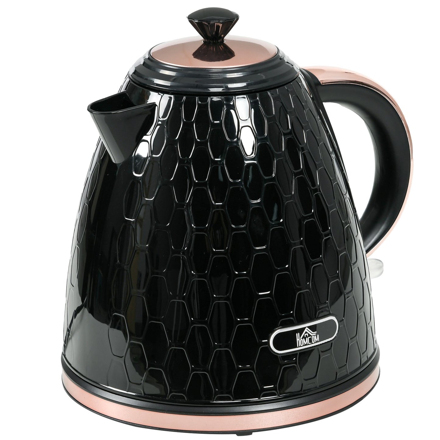 Electric Kettle, 2200W, Window, Filter, Black
