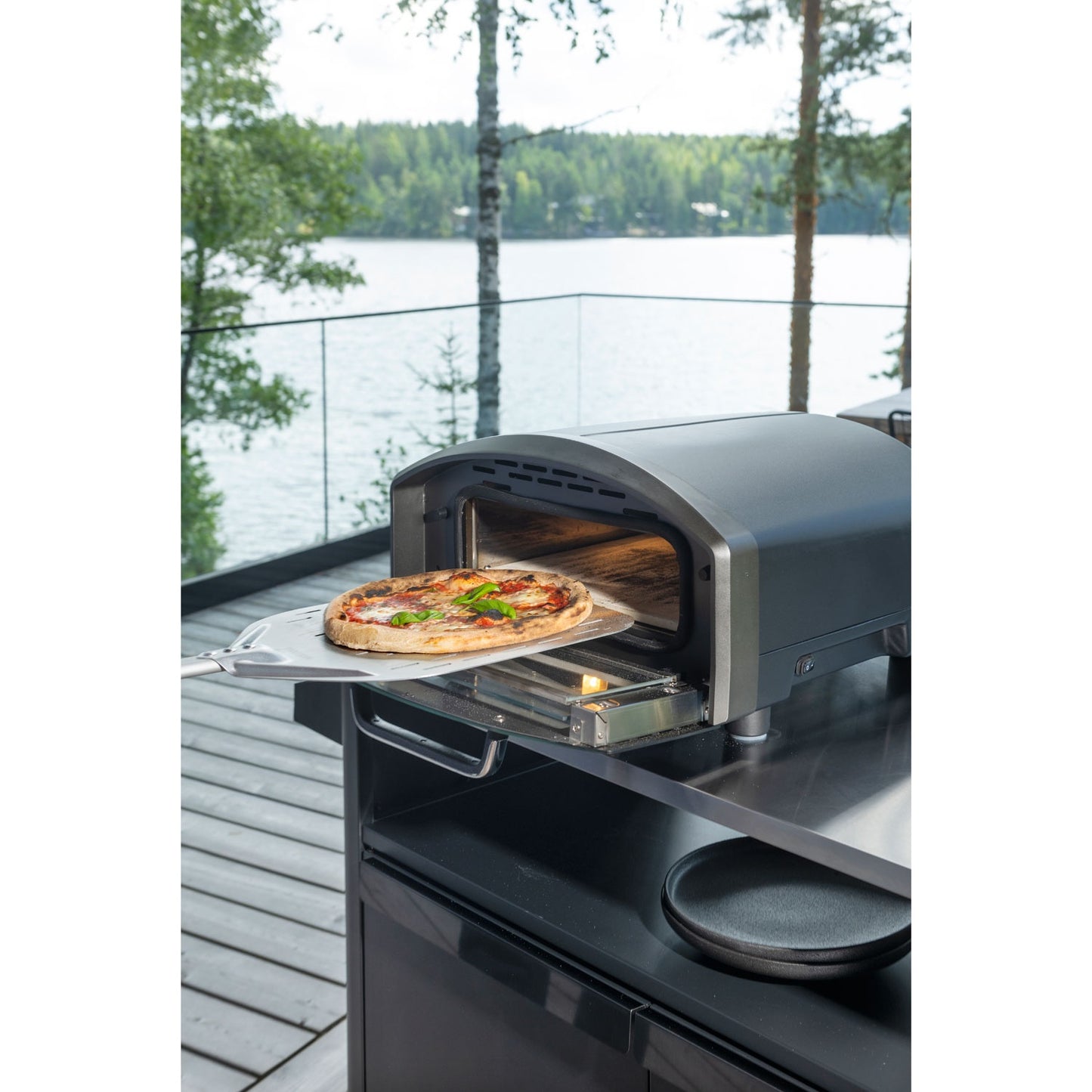 Electric Pizza Oven, Multifunctional, 8 Programs, 100-450°C