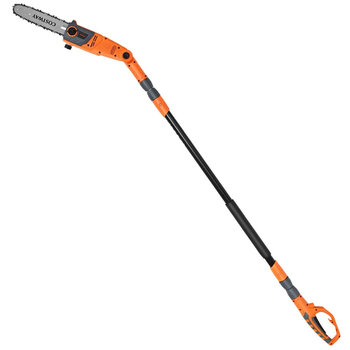 Electric Pole Saw, Adjustable 212-286 cm, Multi-Angle Head