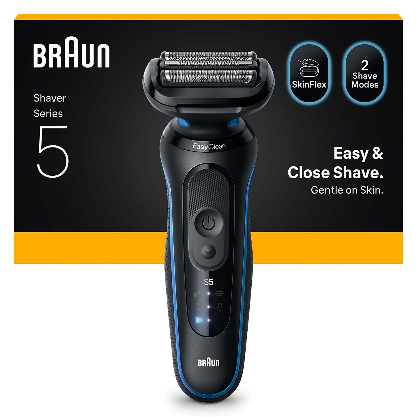 Electric Shaver Series 5, Wet & Dry, Rechargeable