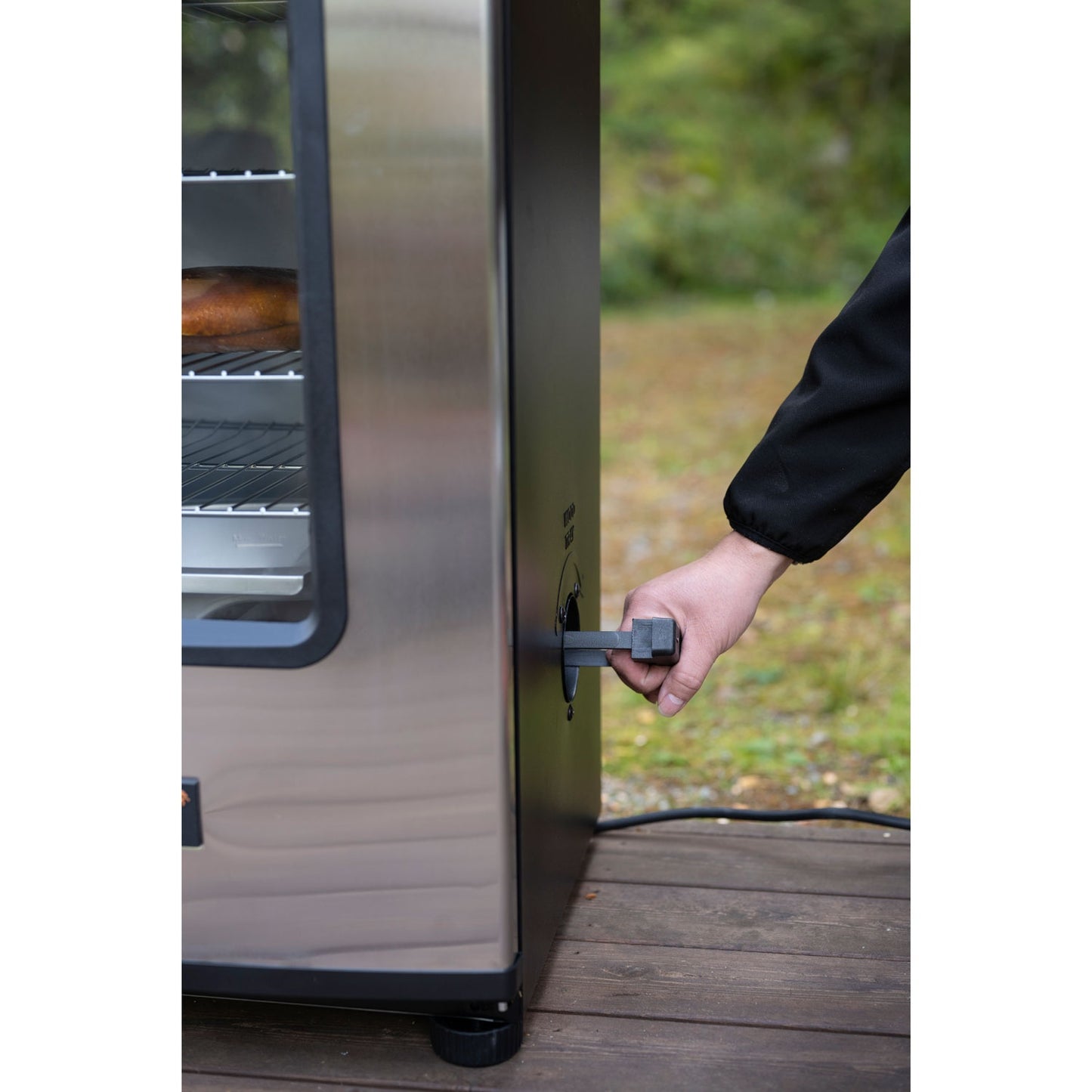 Electric Smoker, 650W, 4 Racks, Digital Control Panel
