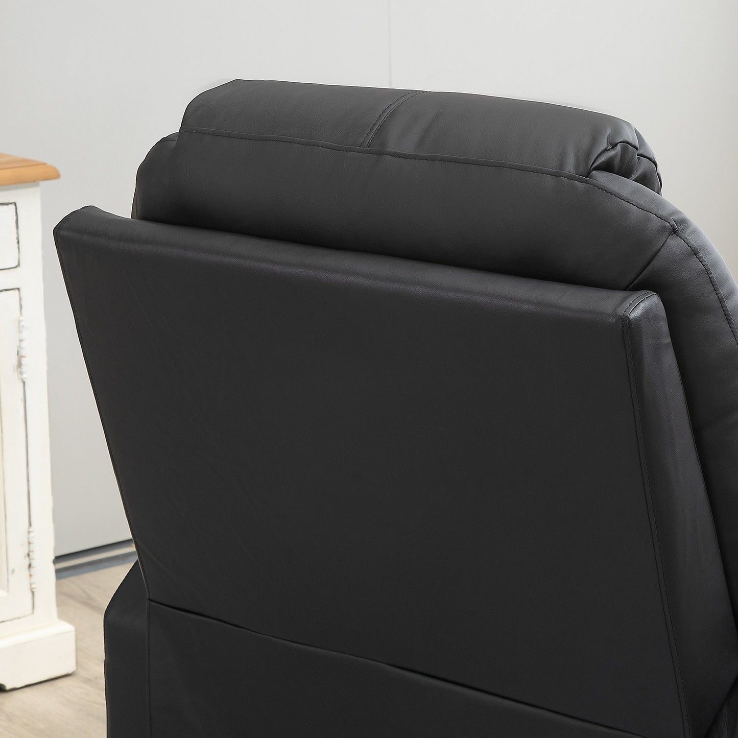 Electric reclining massage chair with stand-up assist