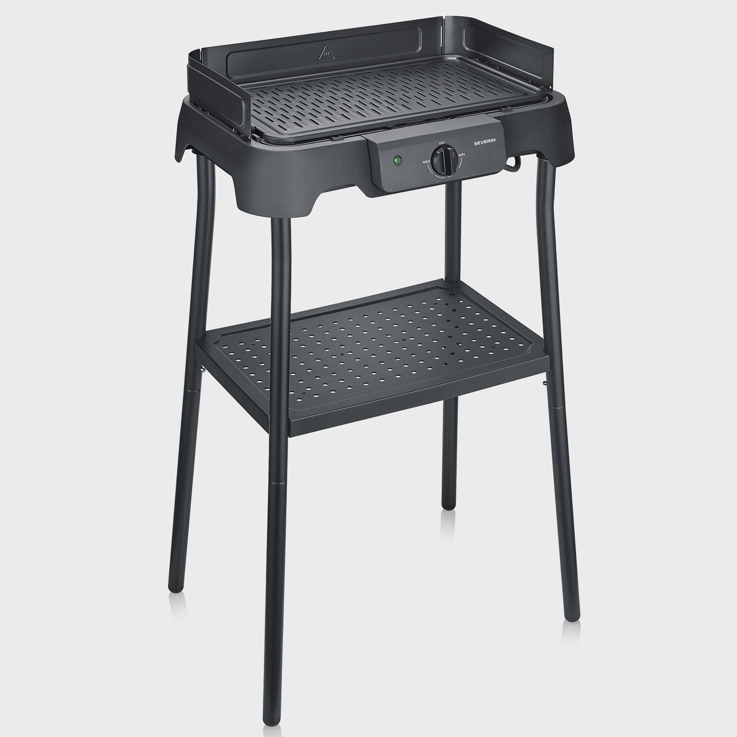 Electric Table Grill with Stand & Grill Plate, 2000W
