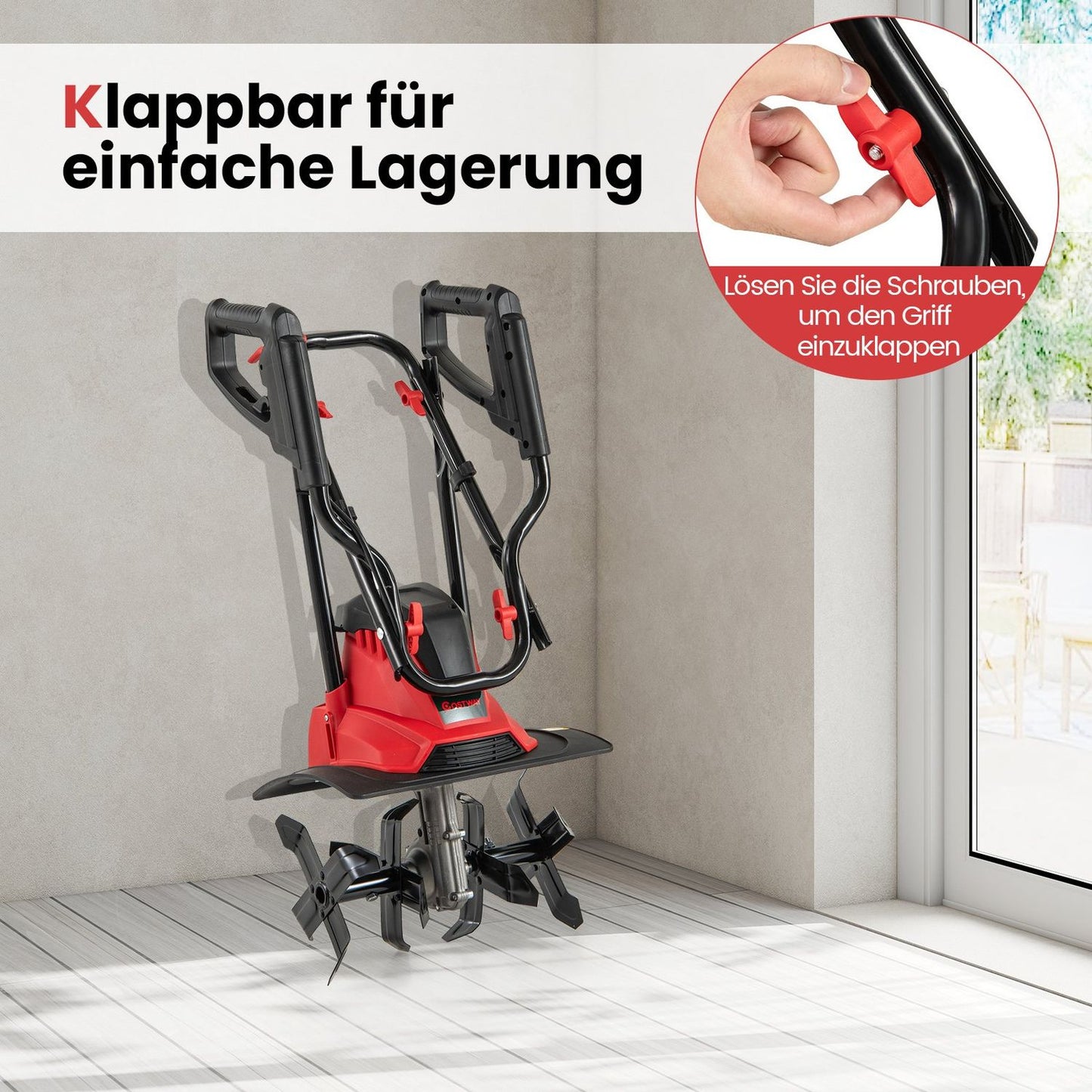 Electric Tiller 1200W – 36cm Width, 22cm Depth