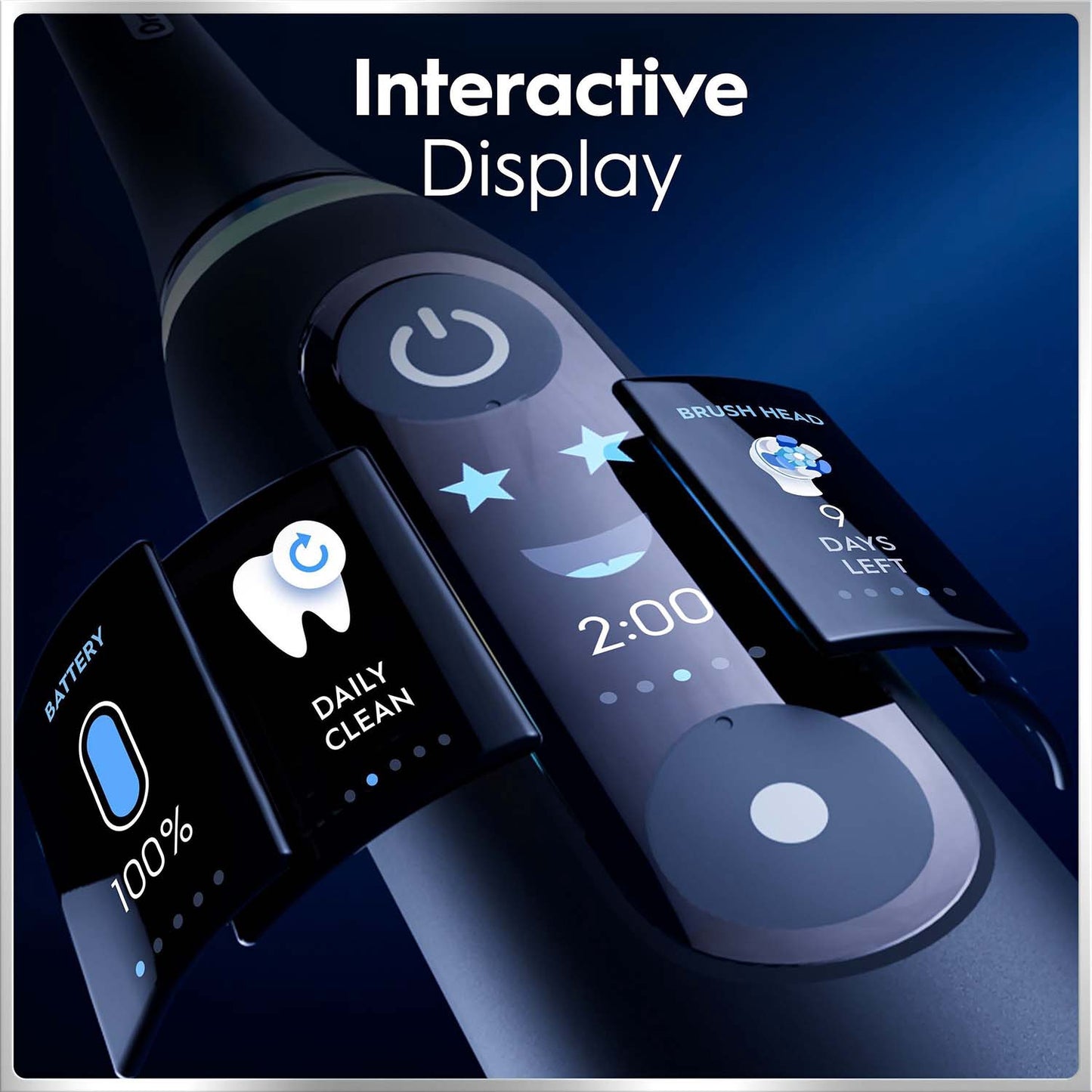 Electric Toothbrush Black Lava, 1 Refill, Smart App Sync