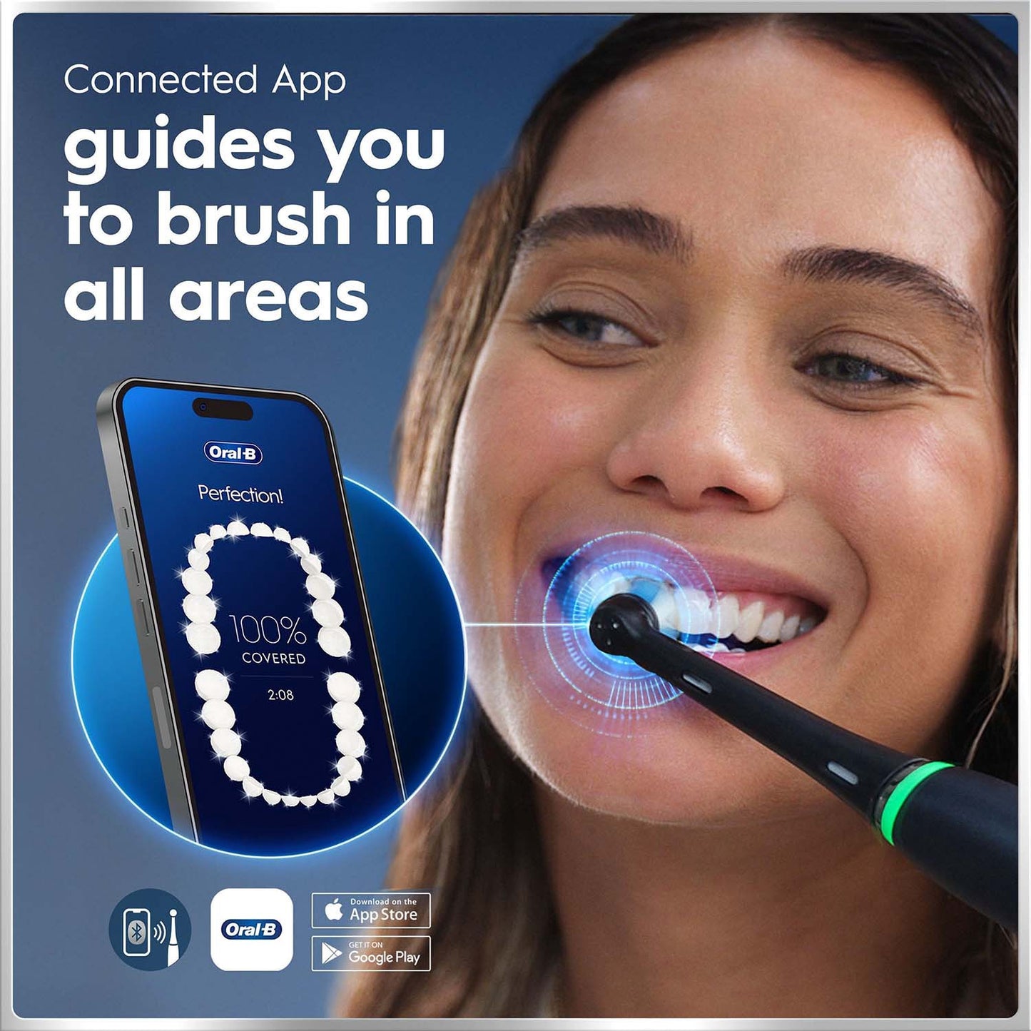 Electric Toothbrush Black Lava, 1 Refill, Smart App Sync