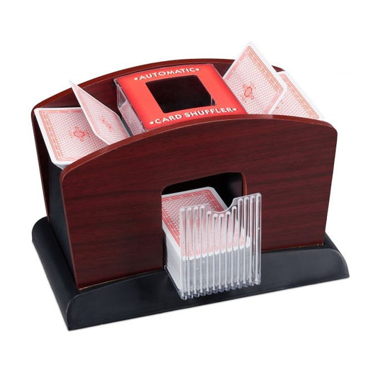 Electric card shuffler for 4 decks