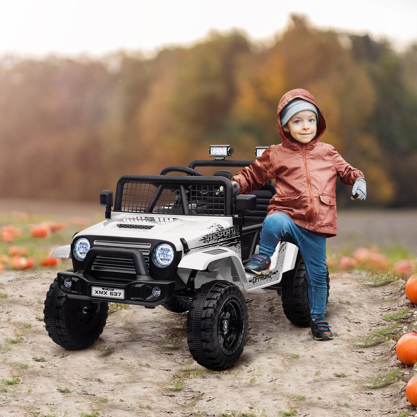 Electric children's car 12V - off-road, music, remote control