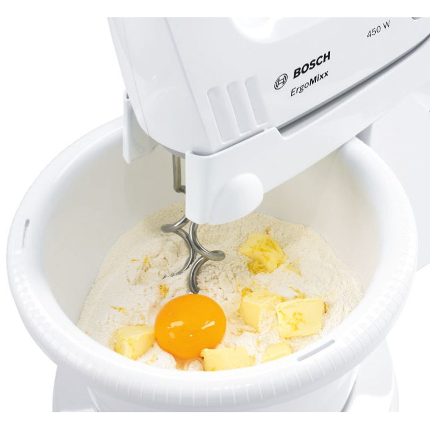Electric cooker with bowl, 450W, White/Grey MFQ36460
