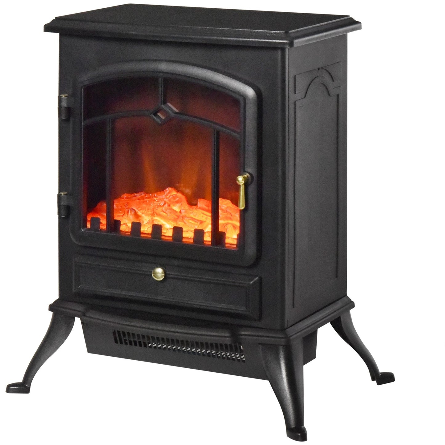 Electric stove Stove, Flame effect, Overheating protection