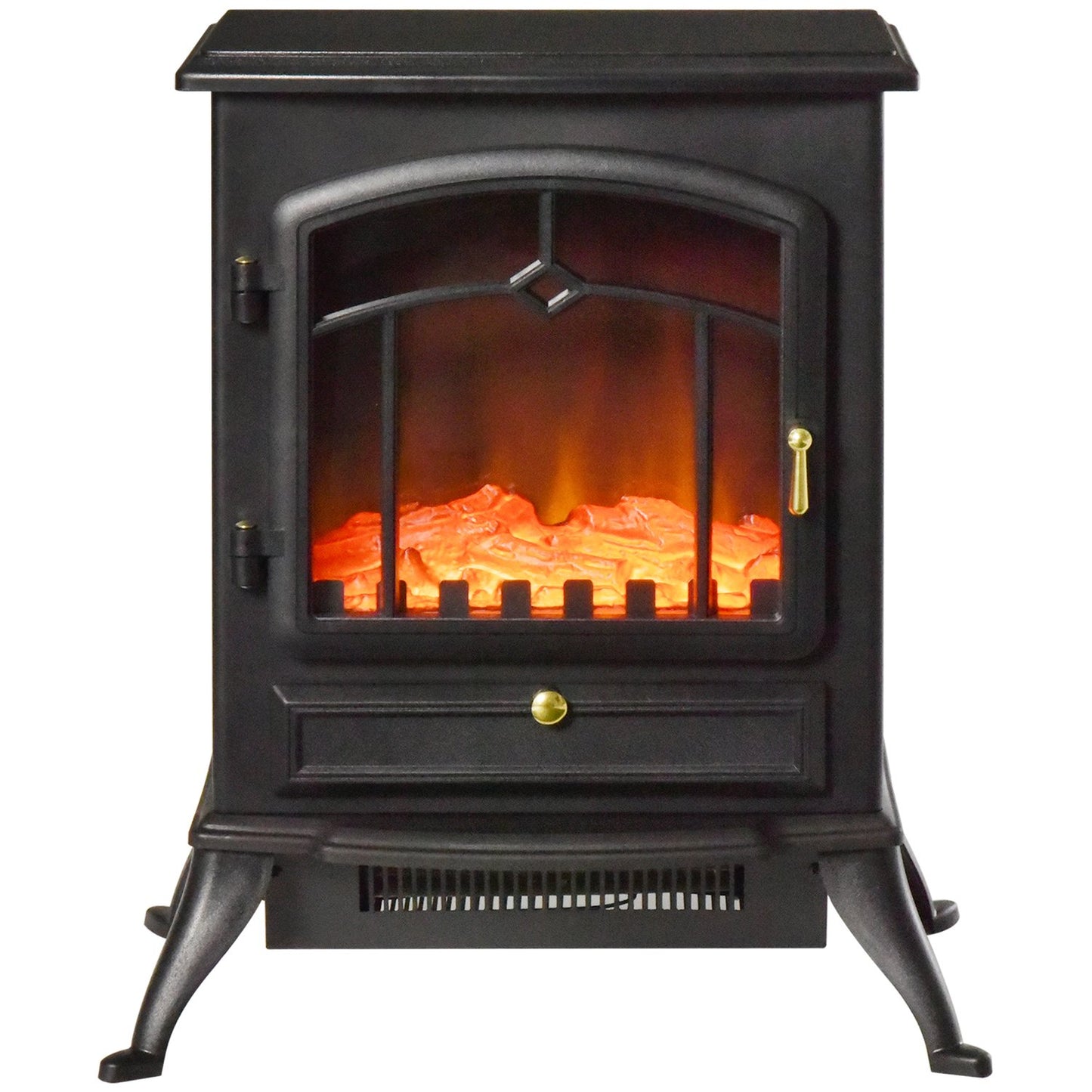 Electric stove Stove, Flame effect, Overheating protection