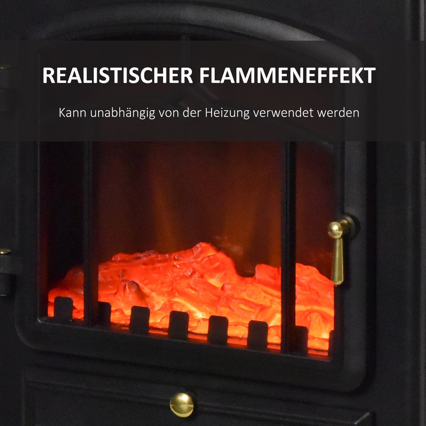 Electric stove Stove, Flame effect, Overheating protection