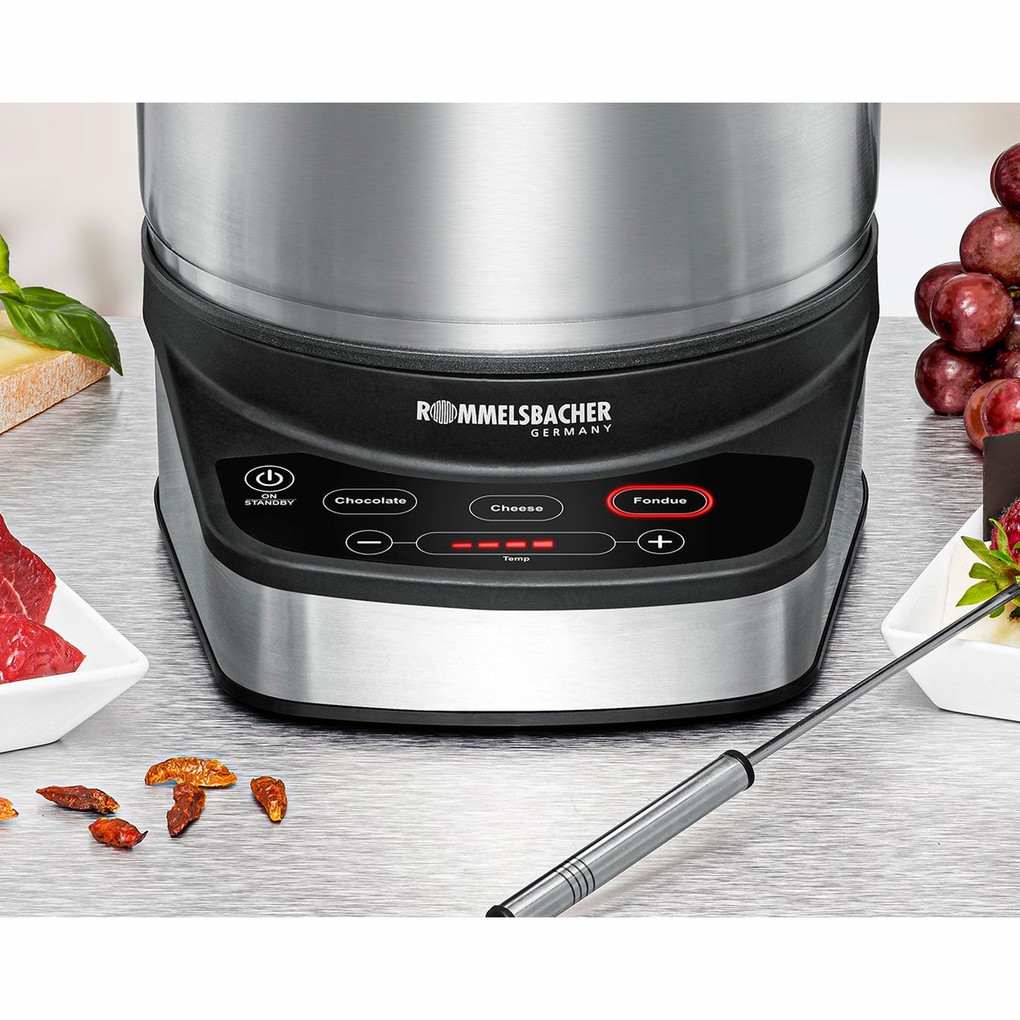 Electric fondue F 1200 2.5l 1200W Touch control