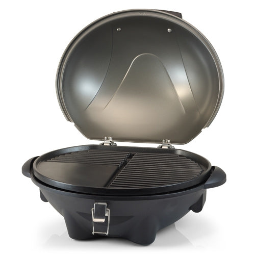Electric grill on removable stand