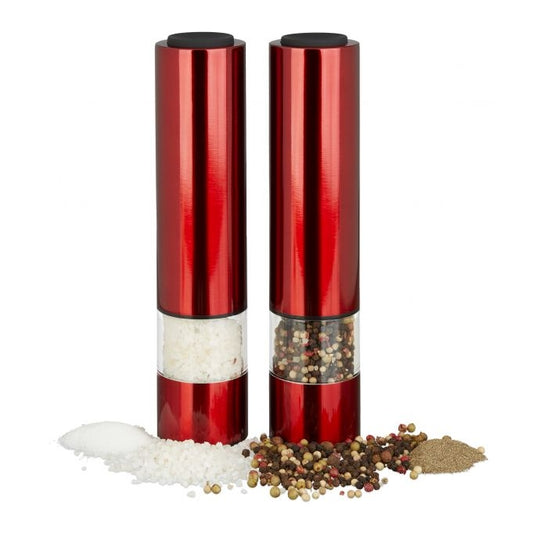 Electric pepper mill Set of 2 Red