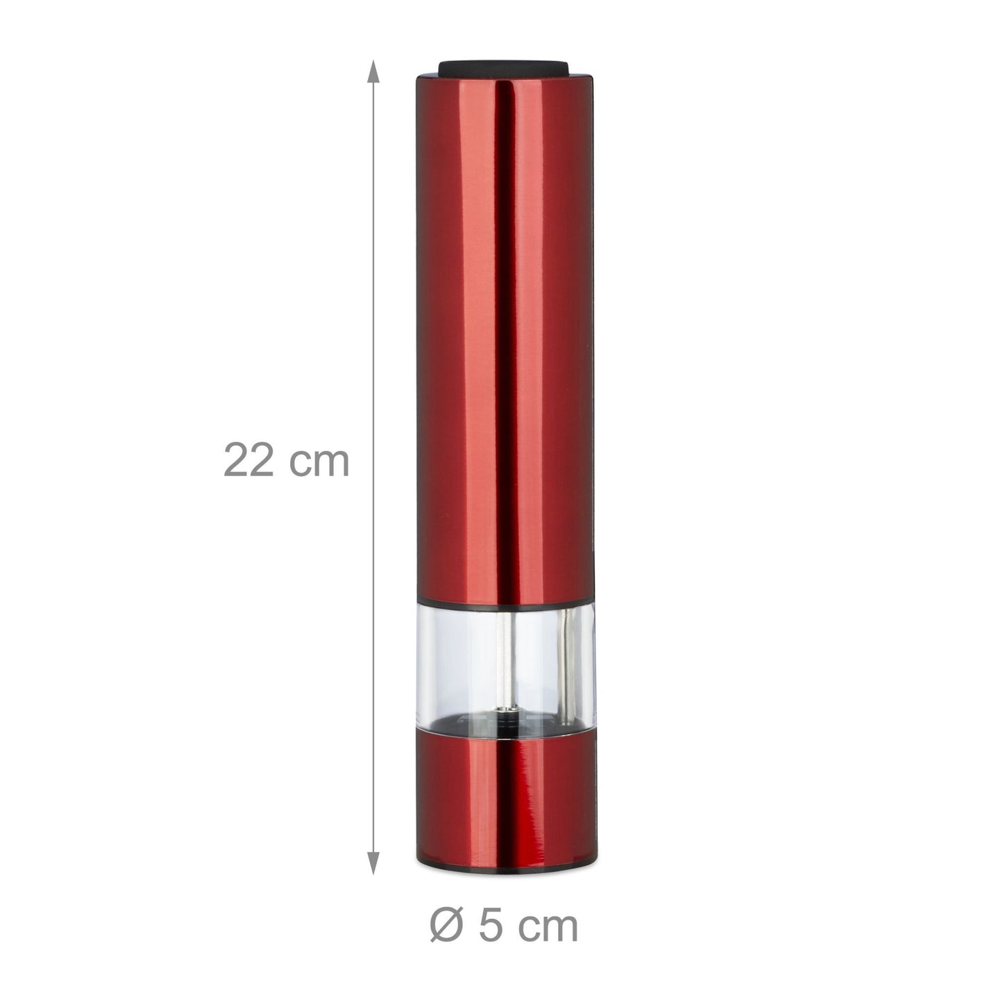 Electric pepper mill Set of 2 Red