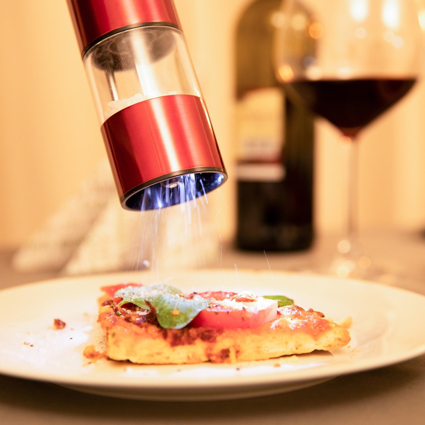 Electric pepper mill Set of 2 Red