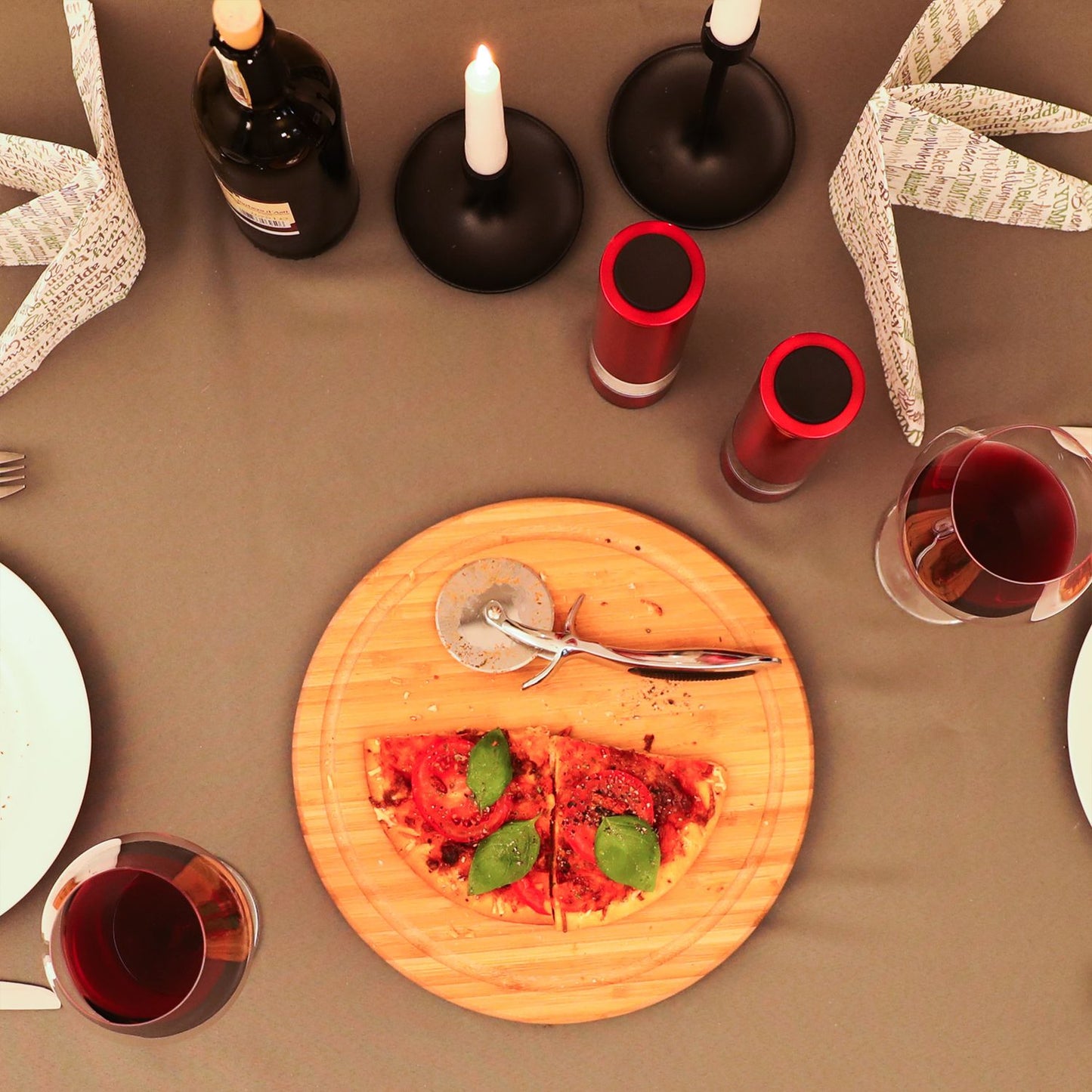 Electric pepper mill Set of 2 Red