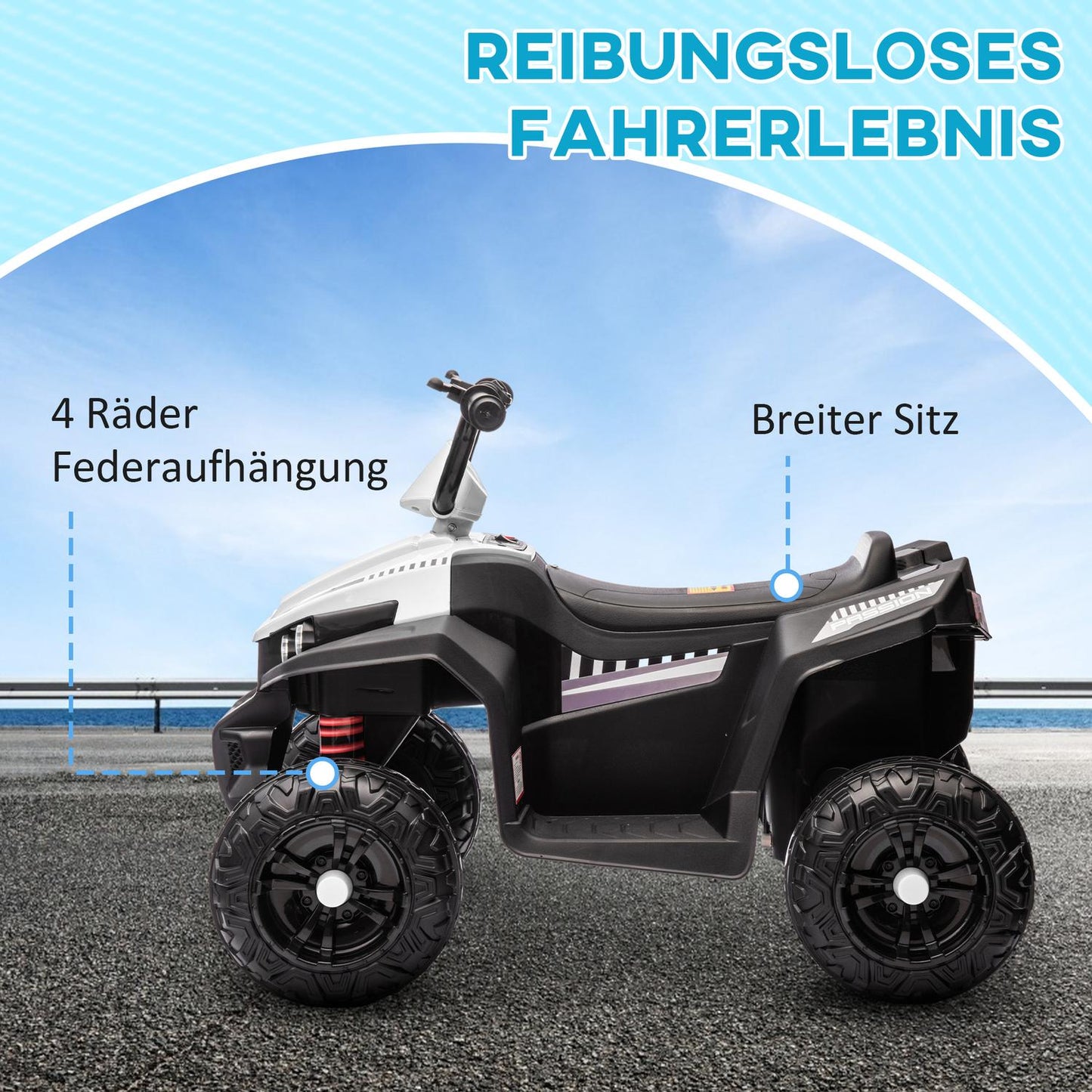 12V Kids Electric Quad, metal, MP3, 3-5 years, 5 km/h