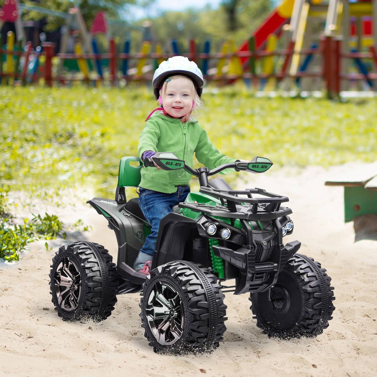 Electric quad bike for children, forward & backward, MP3 & headlights